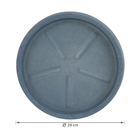 Prato Redondo Plástico Jeans Eco 28x3cm Vasart