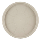 Prato Plástico com Rodas 40cm Cinza Taupe