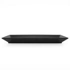 Prato Retangular 26,5 Cm Melamina Preta 100% Profissional