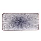 Prato Retangular De Porcelana Koji 25x12cm