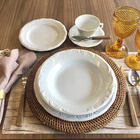 Prato Sobremesa 19 Cm Linha Pomerode Branco Porcelana Schmidt