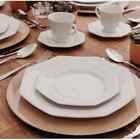 Prato Sobremesa 20 Cm Linha Prisma Branco Porcelana Schmidt