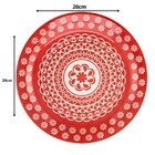 Prato Sobremesa 20cm Daily Floreal Renda Oxford