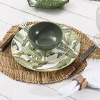 Prato Sobremesa Aquarelle Folhas