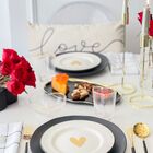 Prato Sobremesa Coração - Coleção Sweet Home