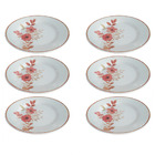 Prato Sobremesa De Cerâmica Estampa Donna Chá Das 5 18cm 6 Un