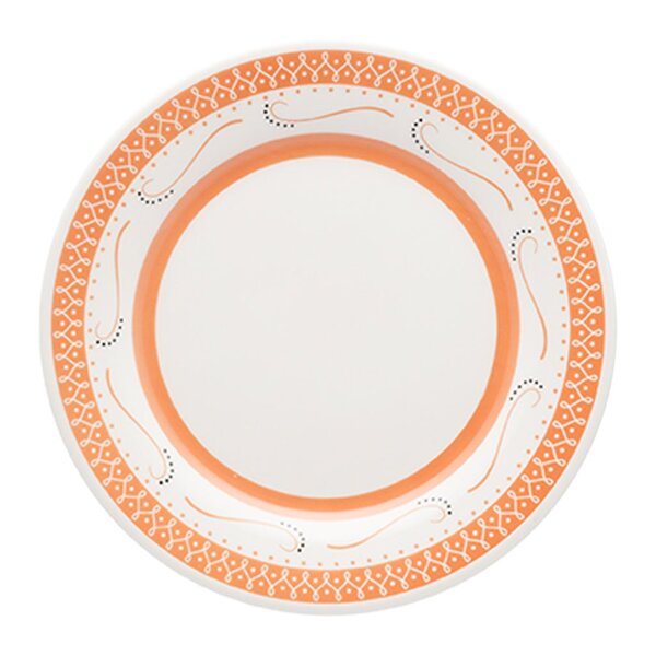 Prato Sobremesa Donna Tangerina Oxford Cerâmica 19cm