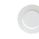 Prato Sobremesa Em Porcelana Limoges Louisiane Blanc 22 3cm