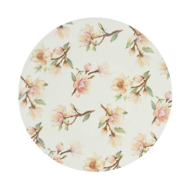 Prato Sobremesa Porcelana 20cm Floral