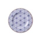 Prato Sobremesa Tramontina Abstratta Em Porcelana Decorada 21