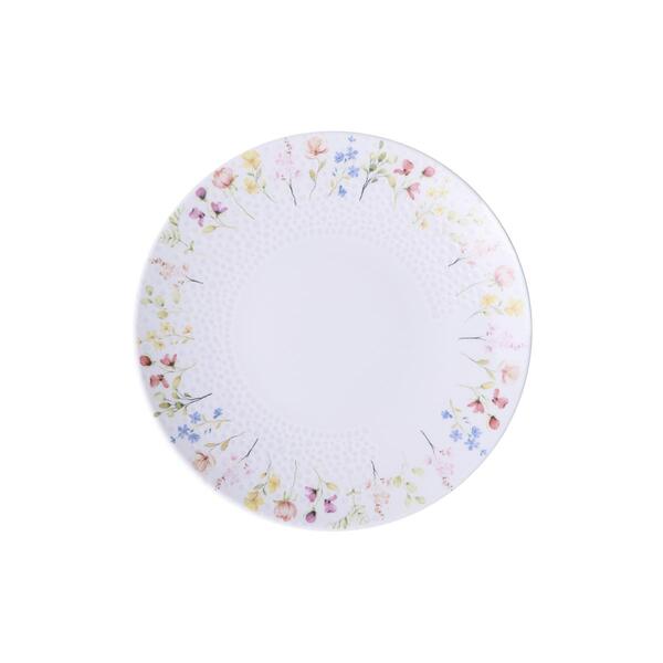 Prato Sobremesa Tramontina Artemis Em Porcelana Decorada 21 Cm