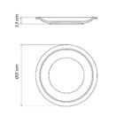 Prato Sobremesa Tramontina Paola Hs Em Porcelana 21 Cm