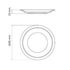 Prato Sobremesa Tramontina Paola Hs Em Porcelana 21 Cm