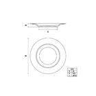 Prato Sobremesa Tramontina Santorini Em Porcelana Decorada 21