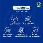 Prato Sobremesa Tramontina Topázio Em Porcelana Spray 21 Cm