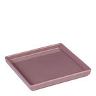 Prato Square Quadrado 13 5x13 5 Rosé Em Polipropileno Linha T