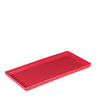 Prato Square Retangular 13 5x27 Coral Em Polipropileno Linha