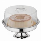 Prato Suporte Para Pudim, Flan, Manjar, Quindim Com Borda ,ta