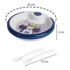 Prato Térmico Infantil Mickey Com Ventosa Gruda Na Mesa E 2 C