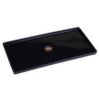 Prato Uno Retangular Preto 27x13cm - Coza