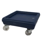 Prato Vaso de Planta com Rodizio e Reservatório 25 cm Azul