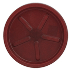 Prato Vermelho Redondo 24x3