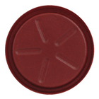 Prato Vermelho Redondo 24x3