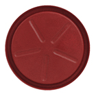 Prato Vermelho Redondo 28x3