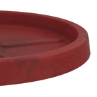 Prato Vermelho Redondo 28x3