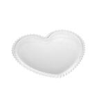 Prato Wolff Heart Pearl De Cristal 29cm X 25cm X 2cm