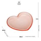 Prato Wolff Pearl De Cristal Rosa 25cm X 22cm X 2cm