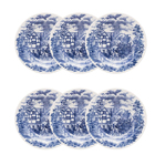 Pratos Fundos Com Estampa Cena Inglesa 21,5cm 6 Unidades - Bi