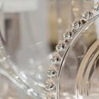 Pratos Para Sobremesa Em Cristal Coração 20cm 6 Peças - Lyor