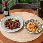 Pratos Raso Fundo Oxford Donna Bosque Jogo 12 Pessoas 24pçs