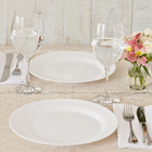 Pratos Rasos Duralex Opaline Menu 24cm 24 Unidades - Nadir 57