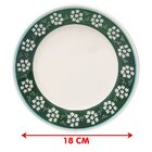 Pratos Sobremesa Lanche Donna Bosque Oxford Jogo 10pçs 18cm