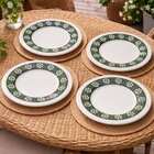 Pratos Sobremesa Lanche Donna Bosque Oxford Jogo 12pçs 18cm