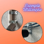 Prego Grampo Tubo 16mm Meia Lua Aço 60 Pistola Finca Kit 100