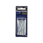 Prego Polido Encartelado 17 X 21 40g Brasfort