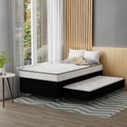 Premier Cama Box Unibox Com Cama Aux 1,08x1,98x0,63 Preto/cin