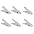 Prendedor De Embalagem Com 06 Peças Em Inox