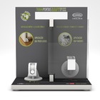 Prendedor Fixador e Trava Porta Magnético Autoadesivo Branco