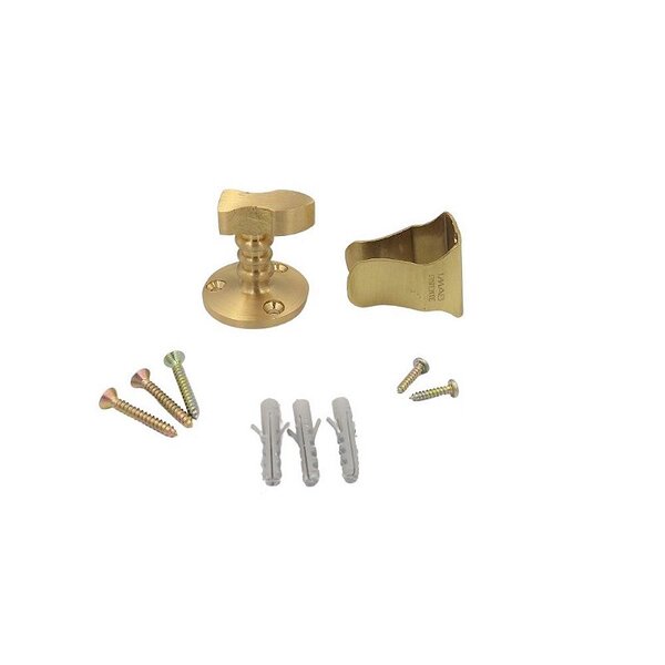 Prendedor Fixador Trava Porta Dourado Escovado 806 Imab Piso