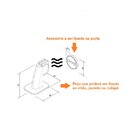 Prendedor Imab Magnético Preto Adesivo