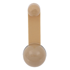 Prendedor para Porta Autoadesivo Giro Plástico Marrom 2 Peças