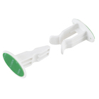 Prendedor para Porta Chão e Parede Adesivo Plástico Branco