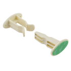 Prendedor para Porta Chão e Parede Adesivo Plástico Marfim