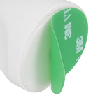 Prendedor para Porta Magnético Adesivo ABS Branco 1 peça