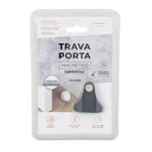 Prendedor para Porta Magnético Adesivo ABS Cinza 1 peça