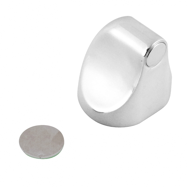 Prendedor para Porta Magnético Adesivo ABS Cromado 1 peça